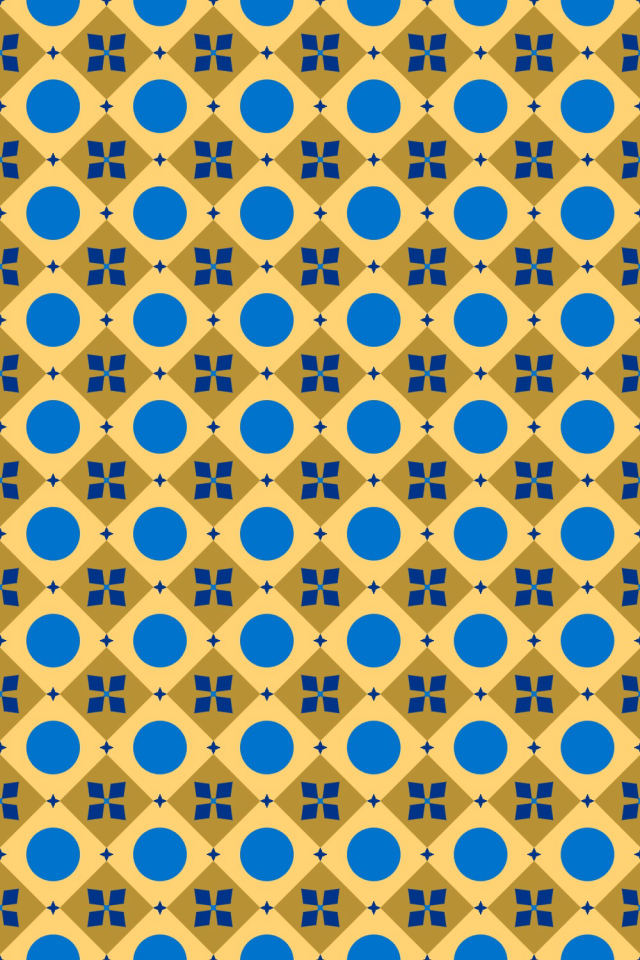 a royal-sunset tile pattern repeating 6 across, edge to edge