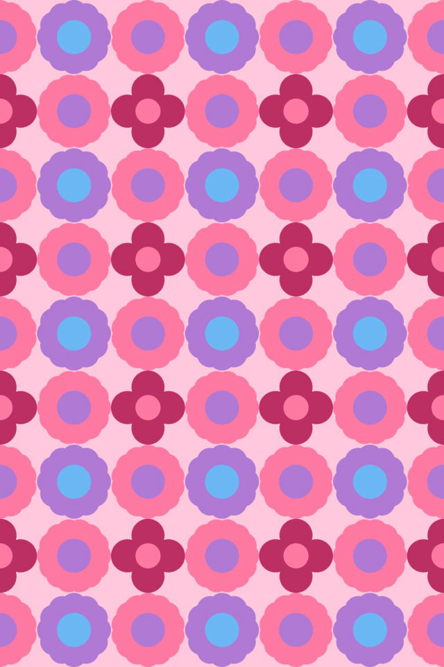 a cotton-candy tile pattern repeating 3 across, edge to edge