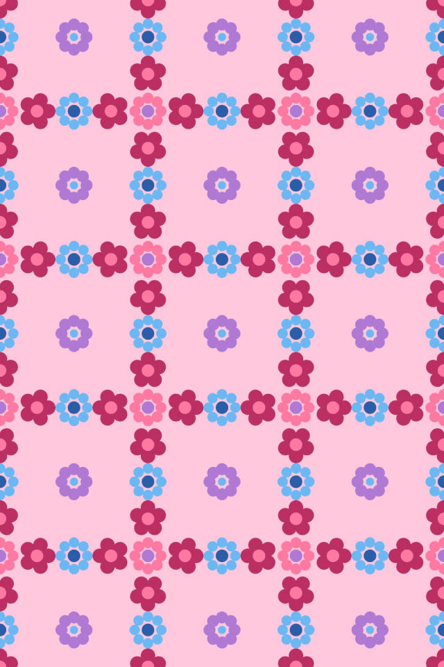 a cotton-candy tile pattern repeating 3 across, edge to edge