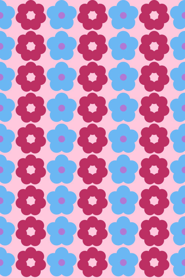 a cotton-candy tile pattern repeating 3 across, edge to edge