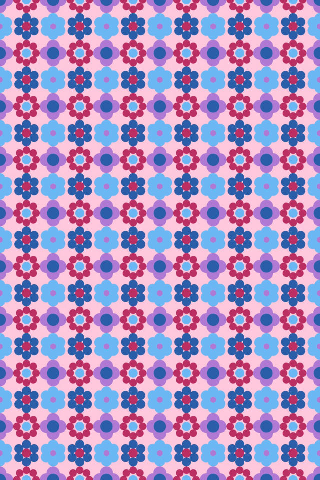 a cotton-candy tile pattern repeating 6 across, edge to edge