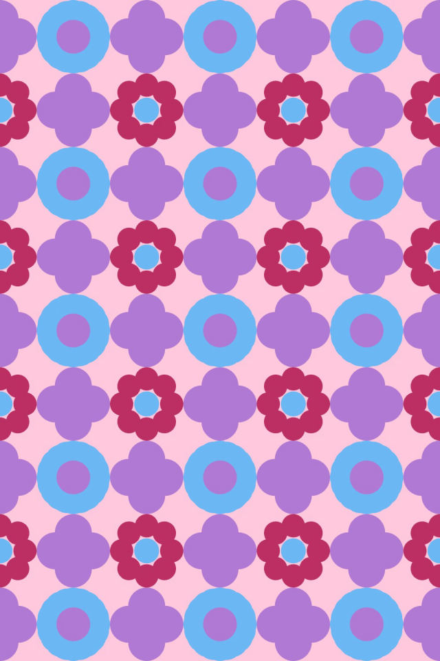 a cotton-candy tile pattern repeating 3 across, edge to edge