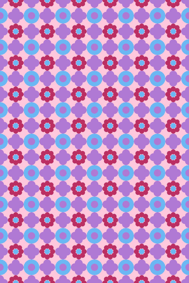 a cotton-candy tile pattern repeating 6 across, edge to edge
