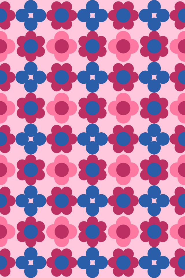 a cotton-candy tile pattern repeating 3 across, edge to edge