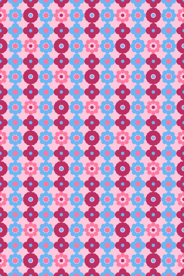 a cotton-candy tile pattern repeating 3 across, edge to edge