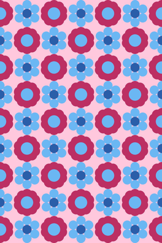 a cotton-candy tile pattern repeating 3 across, edge to edge