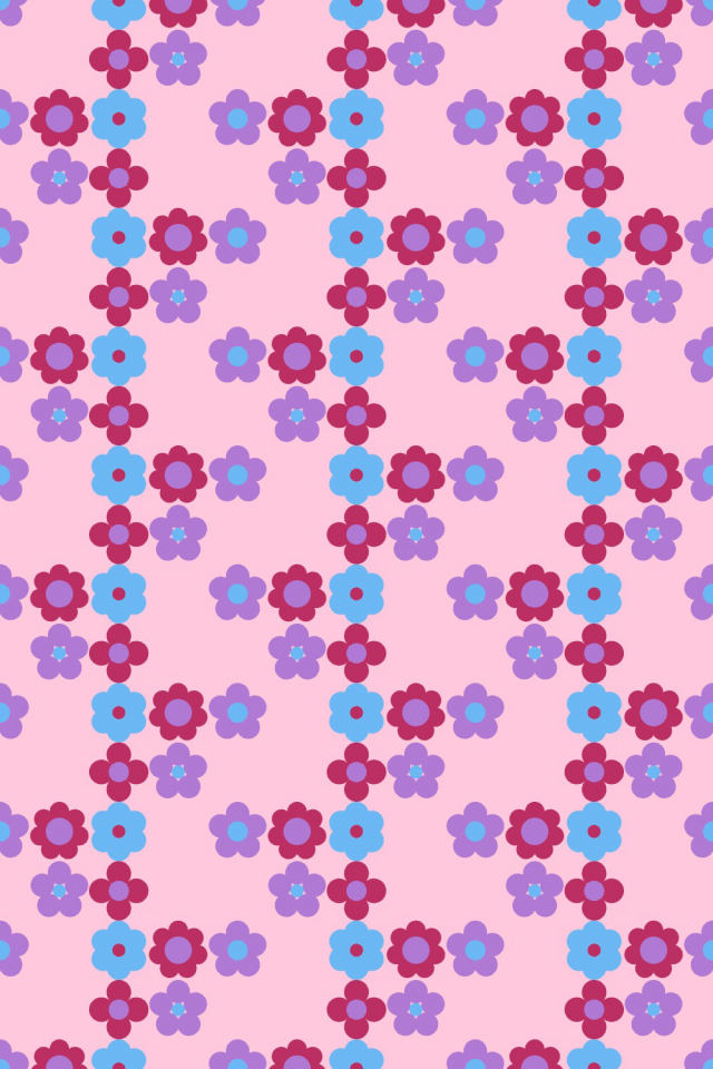 a cotton-candy tile pattern repeating 3 across, edge to edge