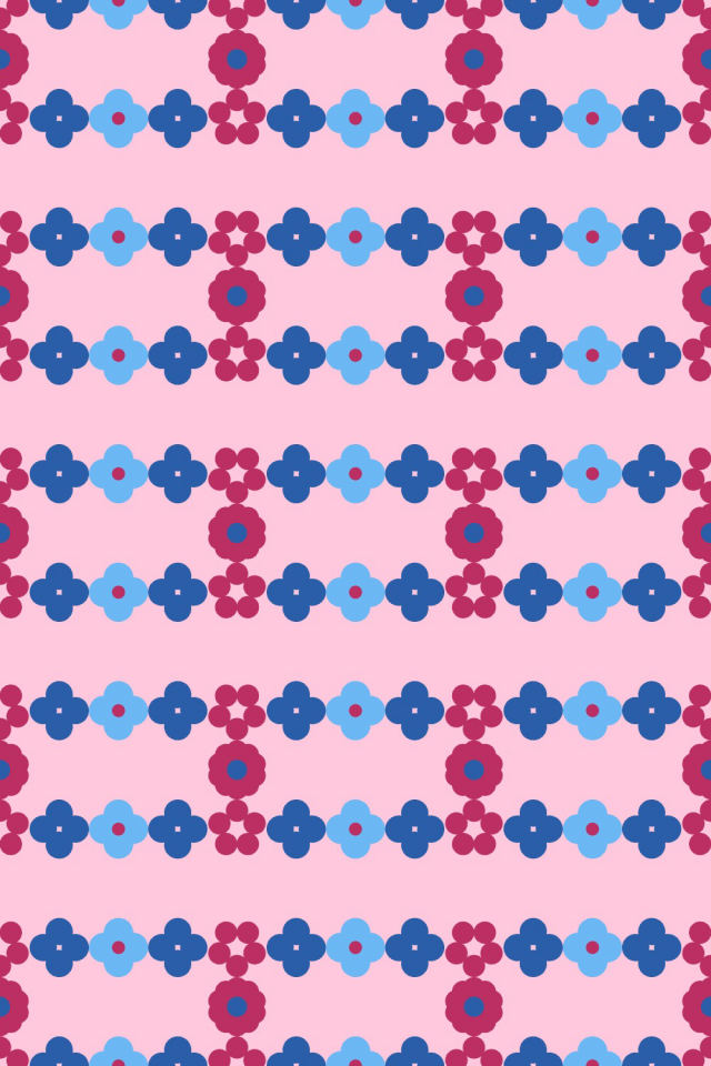 a cotton-candy tile pattern repeating 3 across, edge to edge