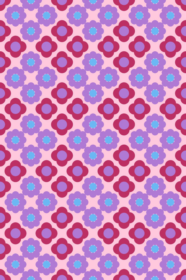 a cotton-candy tile pattern repeating 3 across, edge to edge
