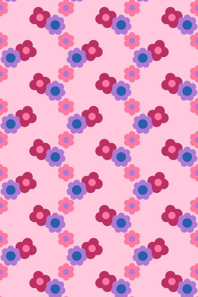 a cotton-candy tile pattern repeating 3 across, edge to edge