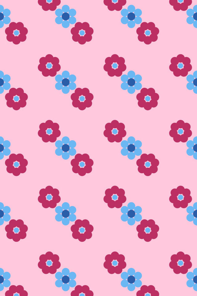 a cotton-candy tile pattern repeating 3 across, edge to edge