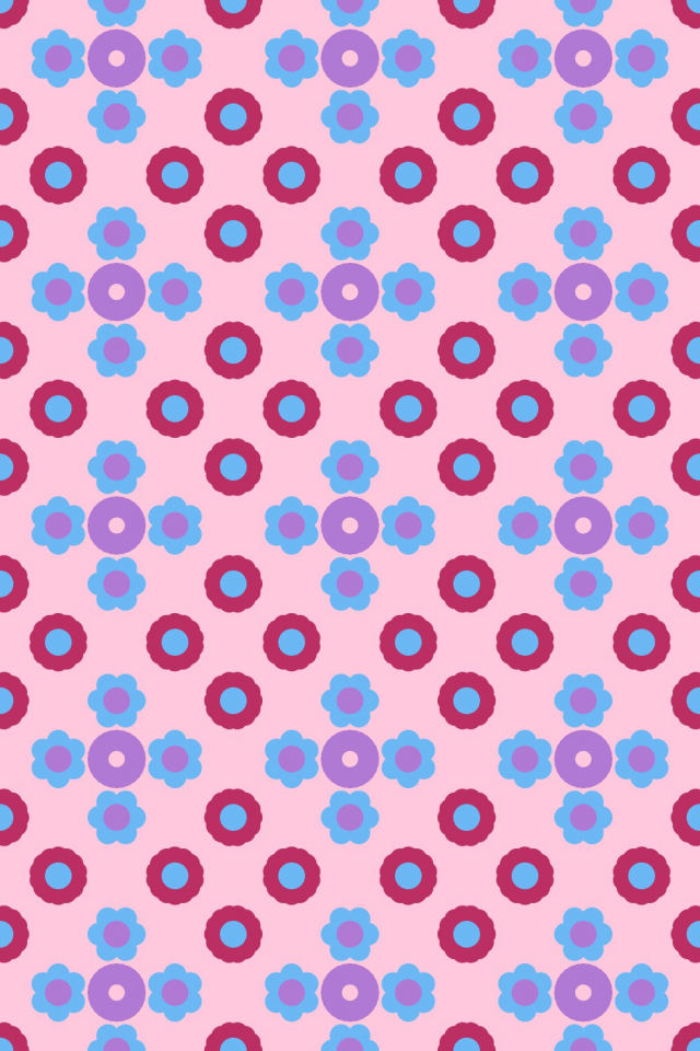 a cotton-candy tile pattern repeating 3 across, edge to edge