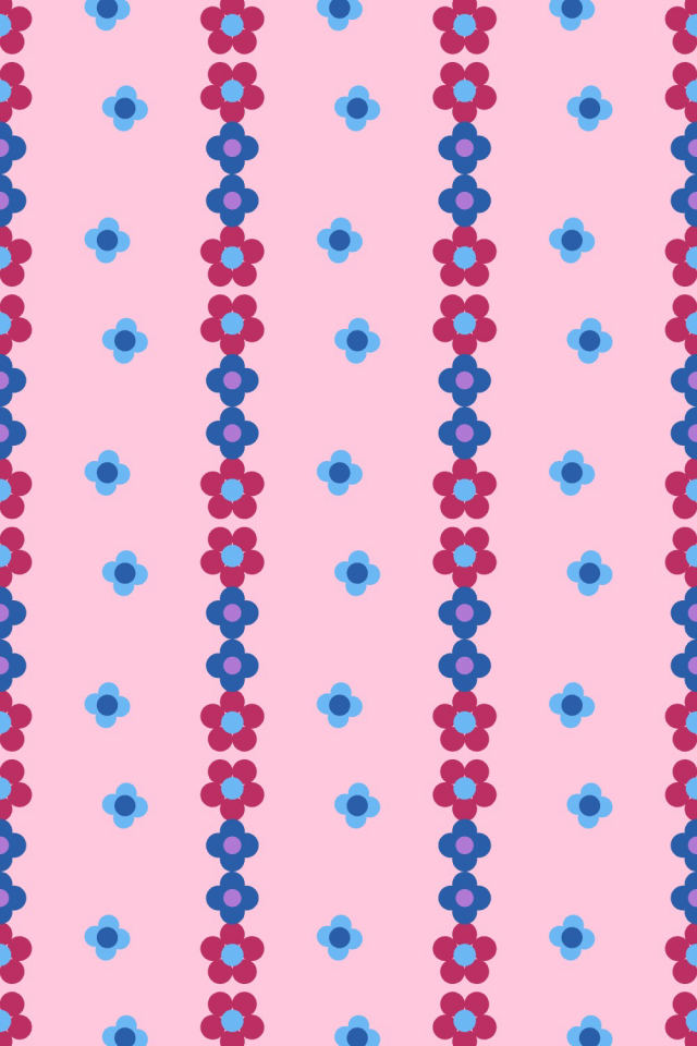 a cotton-candy tile pattern repeating 3 across, edge to edge