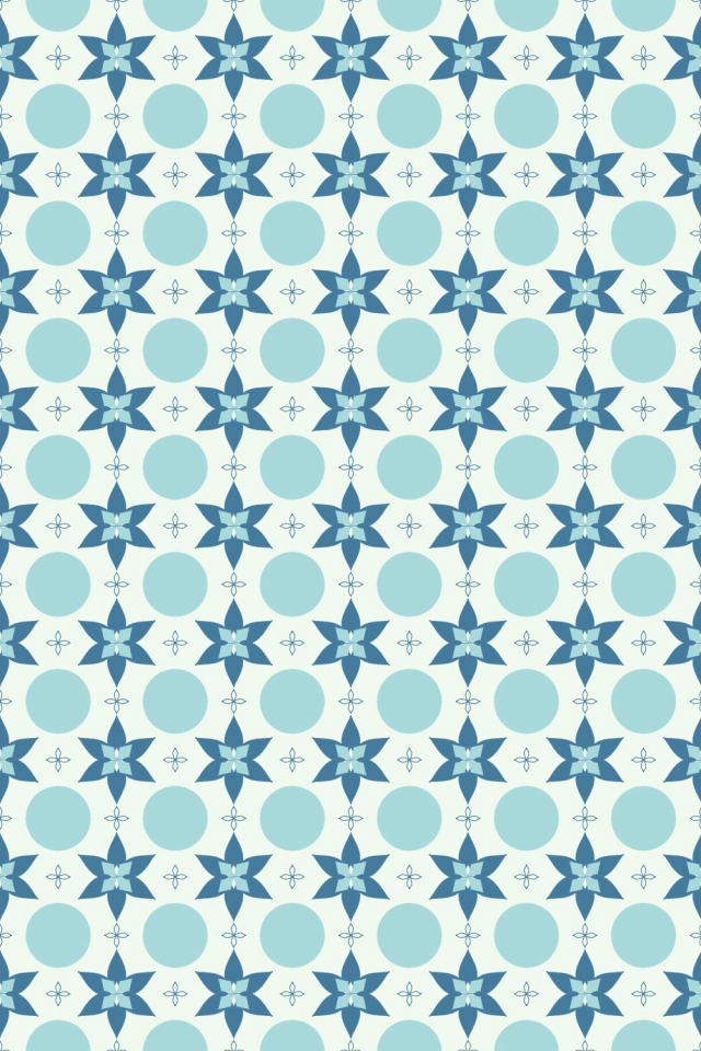 a mediterranean tile pattern repeating 6 across, edge to edge
