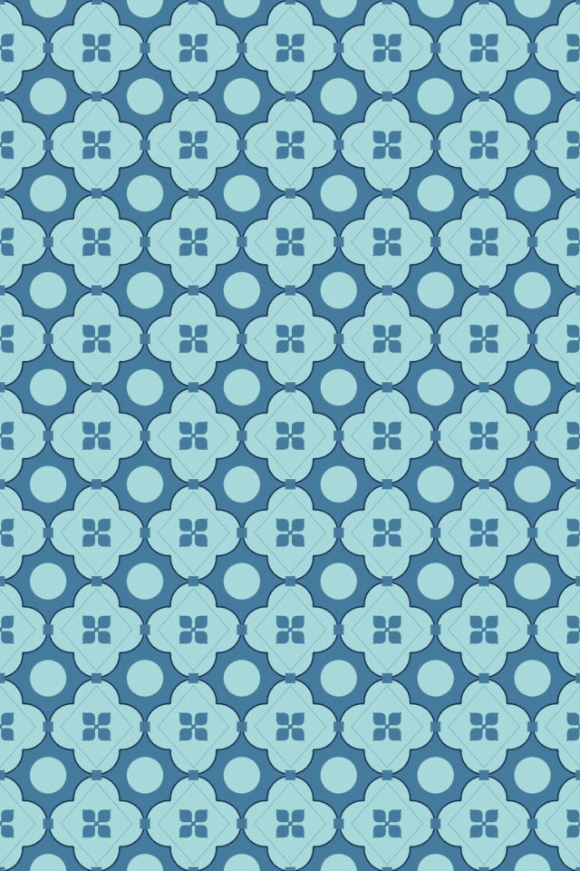 a mediterranean tile pattern repeating 6 across, edge to edge
