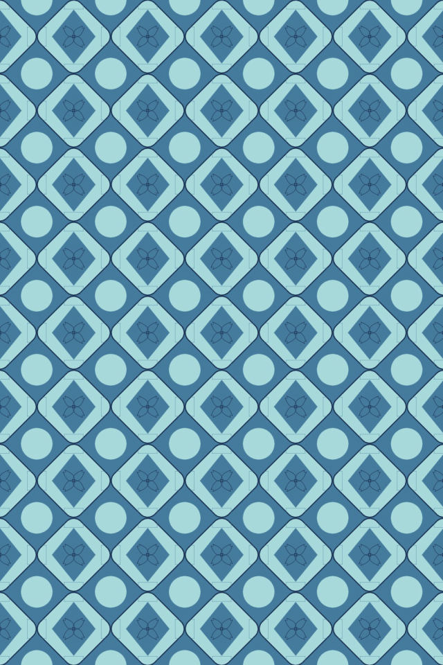 a mediterranean tile pattern repeating 6 across, edge to edge