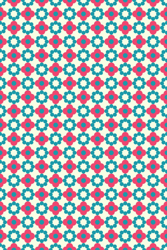 a bright-contrast tile pattern repeating 6 across, edge to edge