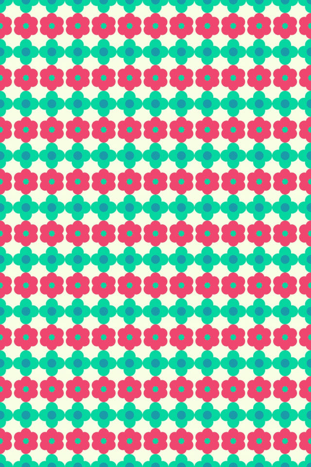 a bright-contrast tile pattern repeating 6 across, edge to edge