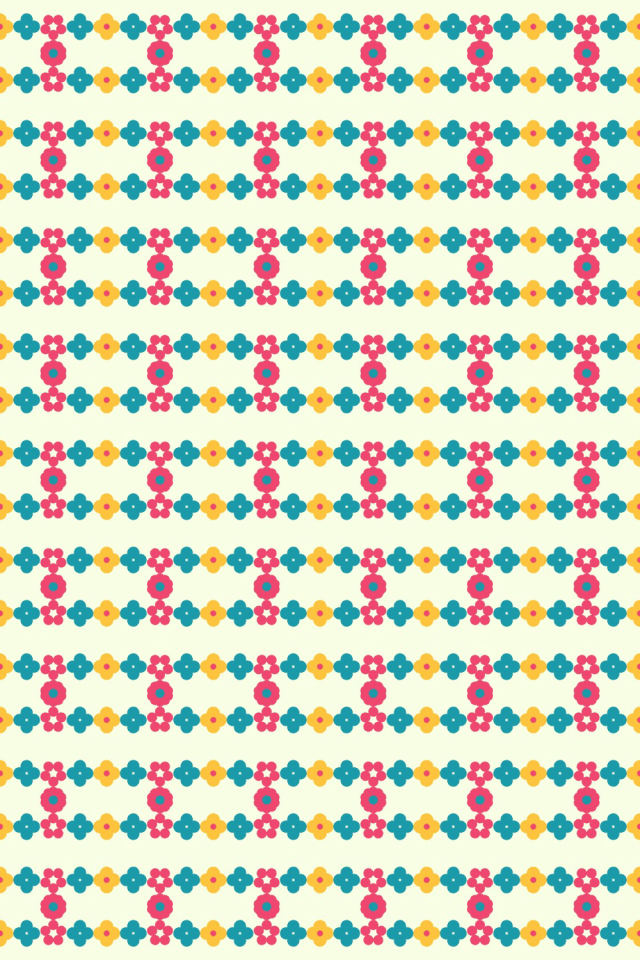 a bright-contrast tile pattern repeating 6 across, edge to edge