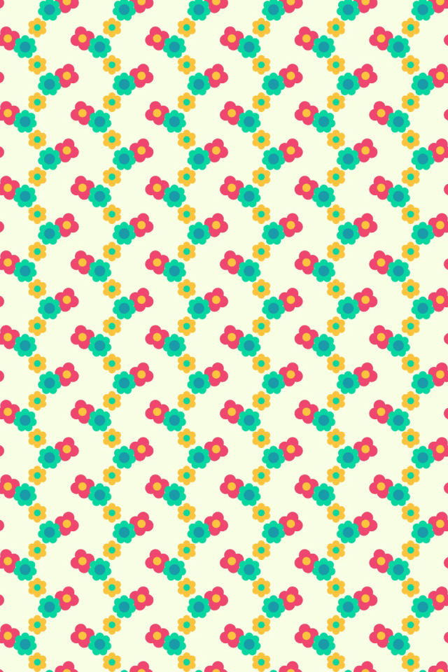 a bright-contrast tile pattern repeating 6 across, edge to edge