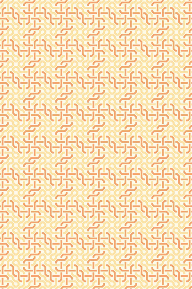 a peachy-rose tile pattern repeating 6 across, edge to edge