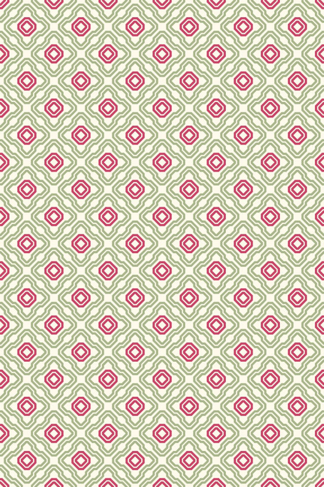 a peachy-rose tile pattern repeating 6 across, edge to edge