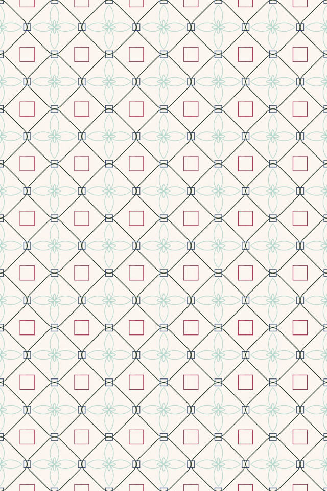a coral navy tile pattern repeating 6 across, edge to edge