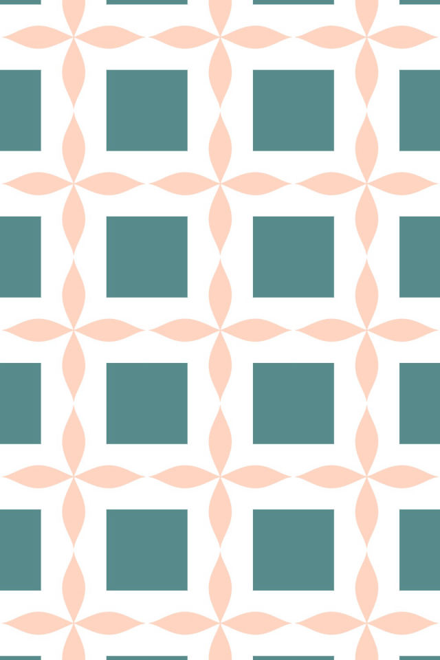 a coral-reef tile pattern repeating 3 across, edge to edge