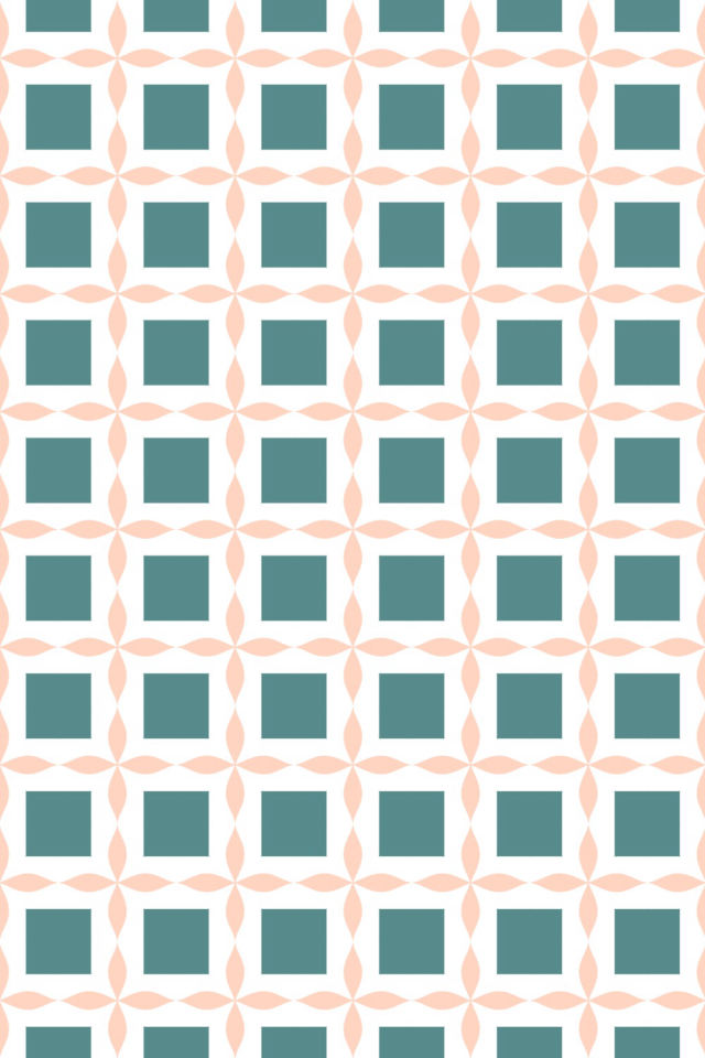 a coral-reef tile pattern repeating 6 across, edge to edge