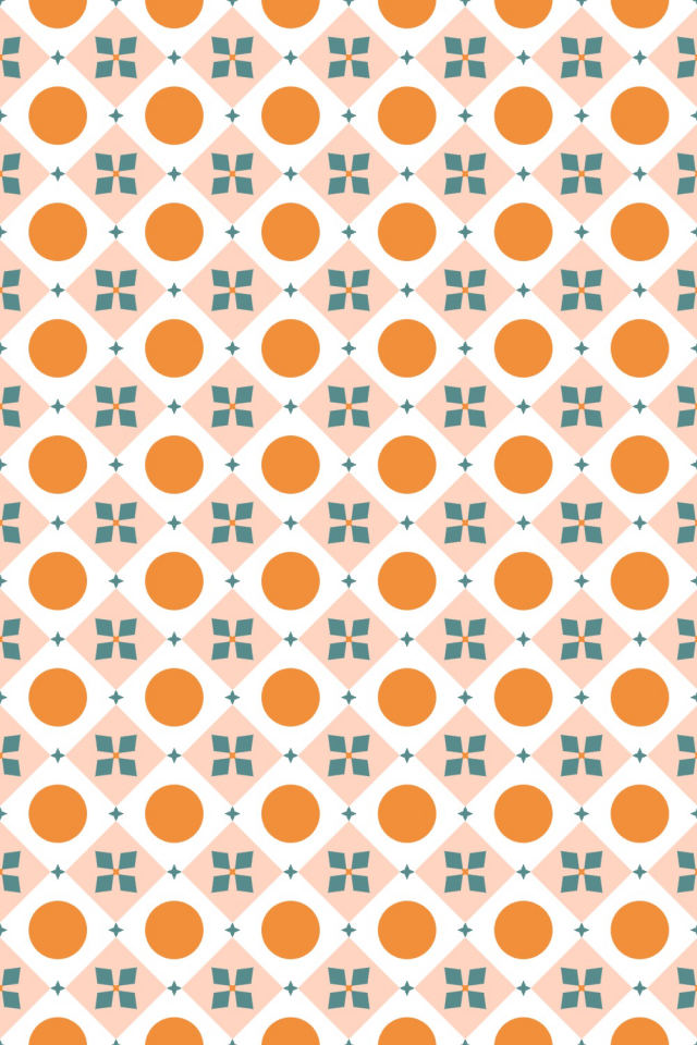 a coral-reef tile pattern repeating 6 across, edge to edge