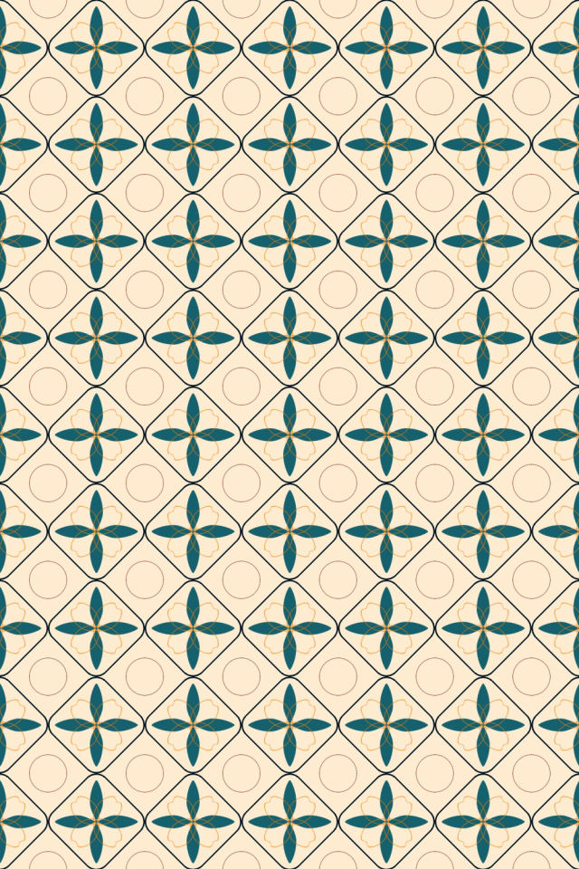 a fall-cozy tile pattern repeating 6 across, edge to edge