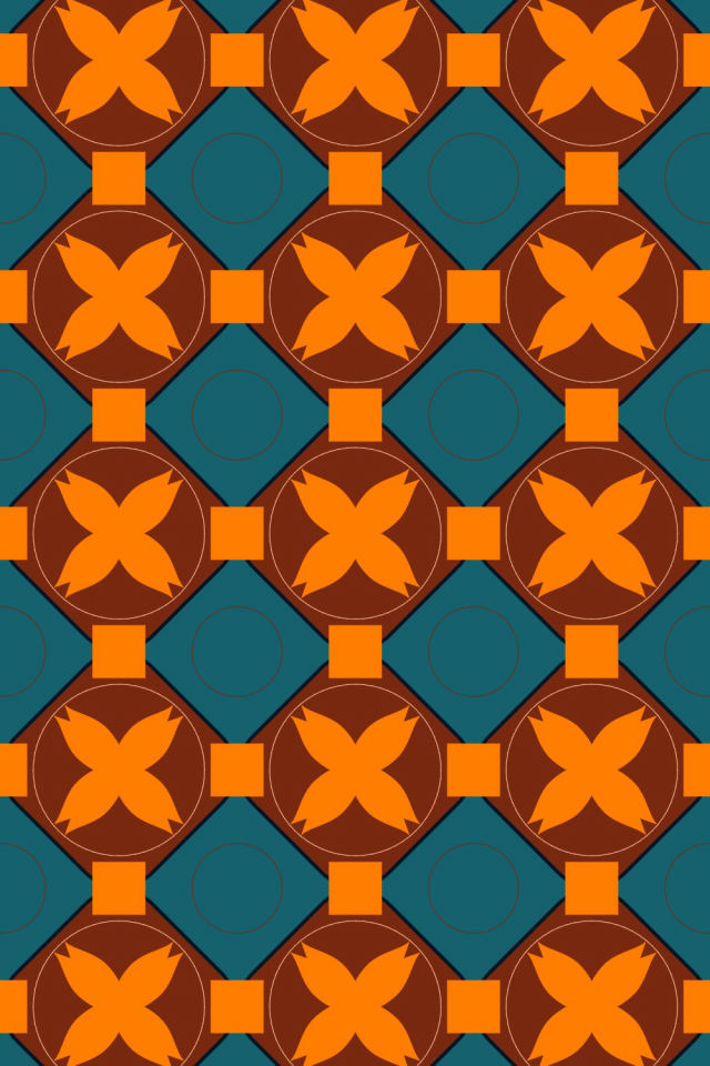 a fall-cozy tile pattern repeating 3 across, edge to edge