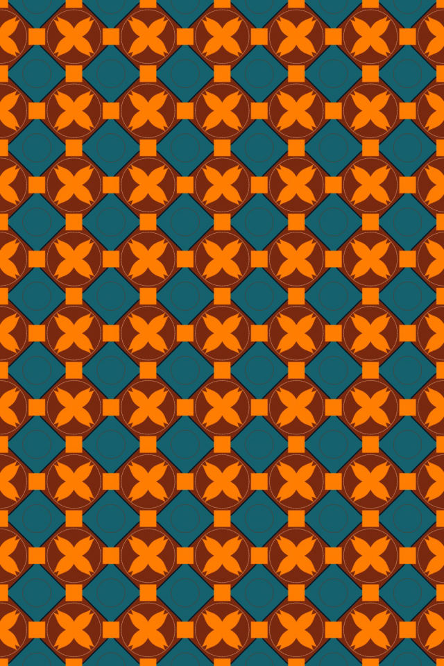 a fall-cozy tile pattern repeating 6 across, edge to edge