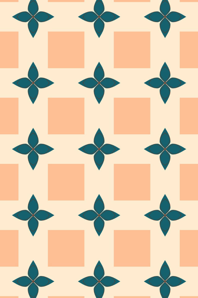 a fall-cozy tile pattern repeating 3 across, edge to edge