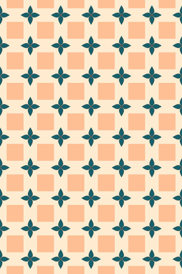 a fall-cozy tile pattern repeating 6 across, edge to edge